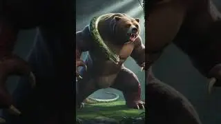 Best snake and bear hybrid  combination #animals #edit #monster #movie #worldsnake #snakelogo #viral