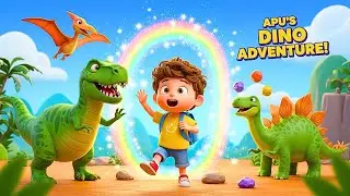 APU'S Dino Adventure | Apu's Fairy Tales | Kids Stories
