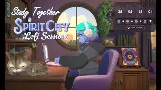 Spirit City Study Session || 25/5 Live Pomodoro Timer || lofi || Body Doubling