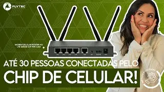 ROTEADOR COM CHIP DE CELULAR, VOC&Ecirc; CONHECIA?