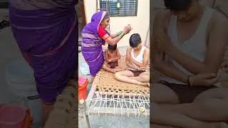 आजीने दिवाळी बाजेवर अभ्यंगस्नान घालून कशी साजरी केली बघा 🪔 #marathi #diwali #abhyangsnan