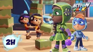 Hero Chores! 🌟 Action Pack Lends a Helping Hand! | Action Pack | Kids Tv Shows