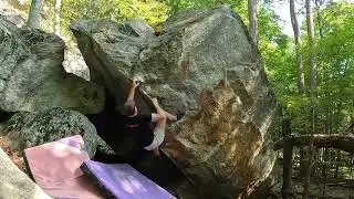 Orange Left Arete (V5), (Matt Buczek), Double Right, The Gunks