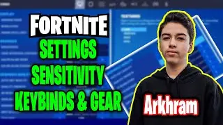 100T Arkhram Fortnite Settings keybinds New Sensitivity and Setup 2021