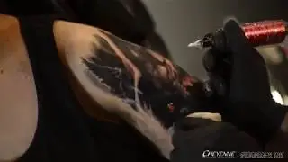Freehand upper arm tattoo by Toxyc Xlr