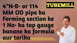 Tube and pipes mill ke 4