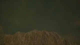 Free Stock Videos - rocky mountains with mist, dust and sun rays 3D animation