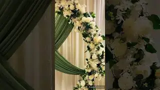 stage decoration ideas DIY backdrop flowers #shorts
