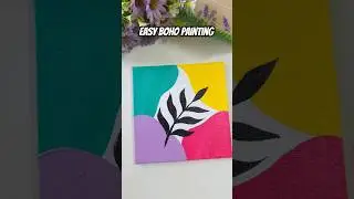 Must try easy Boho painting #shorts #Boho #painting