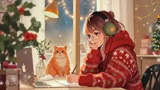 Late Night Study with Cat ❄️ Lofi Music to Stay Motivated & Inspired ~ Lofi Hip Hop