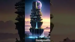 Futuristic nature &architecture #ai #futuristic #citiesskylines #cities #city  #fps #architecture