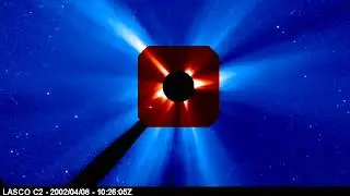 Comet Ikeya-Zhang Sun Conjunction 4/7/2002