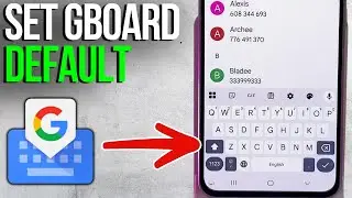 How to Set Gboard as the Default Keyboard on Samsung Galaxy A36