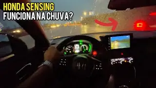 ACC DO NOVO HONDA HRV 2024 FUNCIONA A NOITE COM CHUVA?!