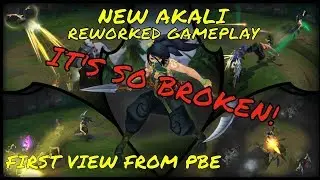 NEW AKALI vs ZOE | REWORKED AKALI Mid | NEW AKALI Gameplay | REWORKED AKALI Gameplay | PBE  8.15