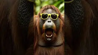 Cute baby monkey
