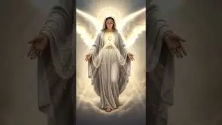 AVE MARIA 🙏 | Virgin Mary Pouring Blessings & Rising in Divine Light #DreamScreenAI