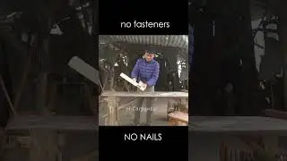 NO NAILS &ndash; no fasteners #woodjoints #woodjoint