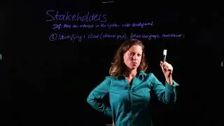 RE lecture 7 Stakeholders