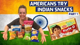 We try Indian snacks for the first time!!  Indian food reaction!!