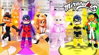 ALL MIRACULOUS TRANSFORMATION DO GRUPO NO PARIS THE HIDDEN JEWELS - MIRACULOUS ROBLOX!