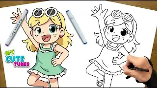 How to draw Leni Loud | Drawing tutorial