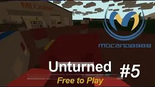 Unturned #5 - Policial Montado (Gameplay)