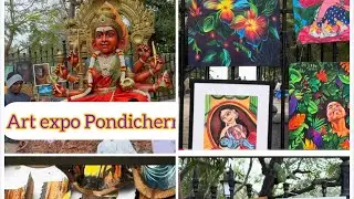Art Expo Pondicherry #cancerawareness #pondicherry #priyaskitchen #art #Bharathi park