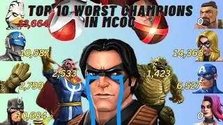 Top 10 Worst Champions in MCOC
