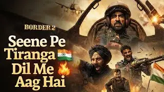 🔥 Seene Pe Tiranga, Dil Mein Aag 🇮🇳 | |Border2 Song| Deshbhakti Rap Song