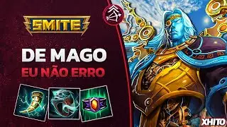 De mago eu n&atilde;o ERRO ataque b&aacute;sico! CHRONOS ADC - ⚡ Smite BR Conquista