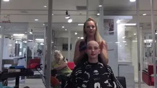 Shylee LV - Pt 1: Swimmer Shaves Her Head! (Free Video)