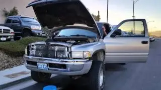 2001 24 valve cummins vp44 install, first start.