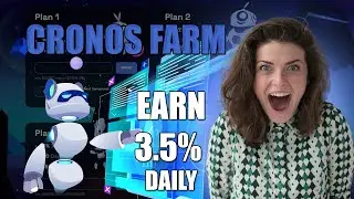 Cronos Farm / Earn 3.5% Daily CRO / Lot Of Benefits / 400% ROI