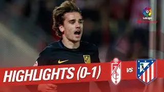 Resumen de Granada CF vs Atlético de Madrid (0-1)