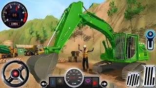 Real JCB & Trck & Dumper City Construction Simulator 3D - Road Builder Truck Driver Android Gameplay
