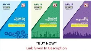 BEST BOOKS FOR SSC JE EXAM PREPARATION - ELECTRICAL/MECHANICAL/CIVIL - MADE EASY BOOKS - BUY NOW