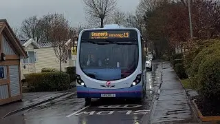 *Not Bad* First Wessex Wright Streetlite On The Route 13 (SK63 KLE)