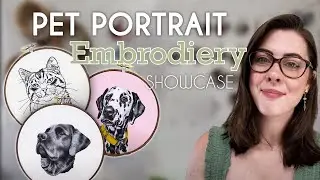 Pet Portrait Embroidery Book Tour