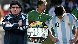 El día que Maradona subestimó a la altura y se comió 6 en La Paz | Bolivia 6 vs Argentina 1