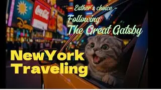 AI Cat&rsquo;s Book Journey: Exploring The Great Gatsby in New York / AI고양이의 게츠비 책-뉴욕 여행