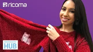 Embroidery Hub Ep. 33: How to Embroider a Knitted sweater | Embroidering Knitted Items