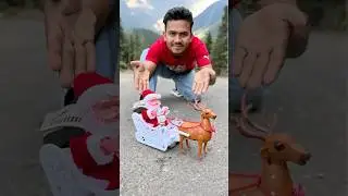 Remote control 1 Ta Santa Claus Sleigh And Reindeer Gift 🎁 Dese