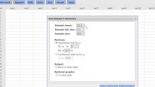 Homework Help PRST 10.3.13 T-Test