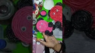DIY Paper Quilling Teddy Bear 🐻 #viral #easy #craft #newspaper #trending 