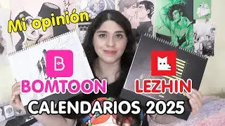 Mi opinión de los calendarios 2025 de BOMTOON y LEZHIN #manhwabl #fujoshi #YAOI
