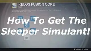 Destiny How To Get The Sleeper Simulant Exotic Heavy Fusion Rifle!