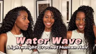 DIY 100% Human Hair Crochet 😍It's Soooo Lightweight + Natural Ft. Eayon Hair #crochethair #humanhair