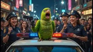 🦜🤣 Parrot Roasts Cops & Doctors  You Never Seen Before&ndash; Funniest Reactions You&rsquo;ll Ever See! 😂🔥