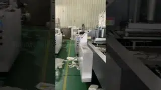 High-Speed Double-Line Vest Bag Making Machine in Action &ndash; Efficient & Rapid Production Process